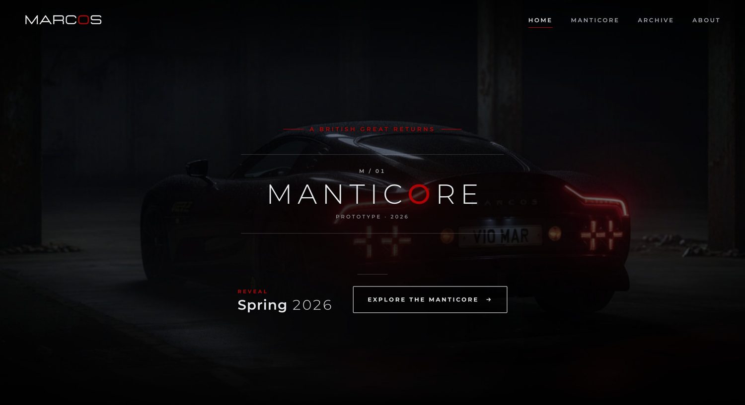 The Marcos website