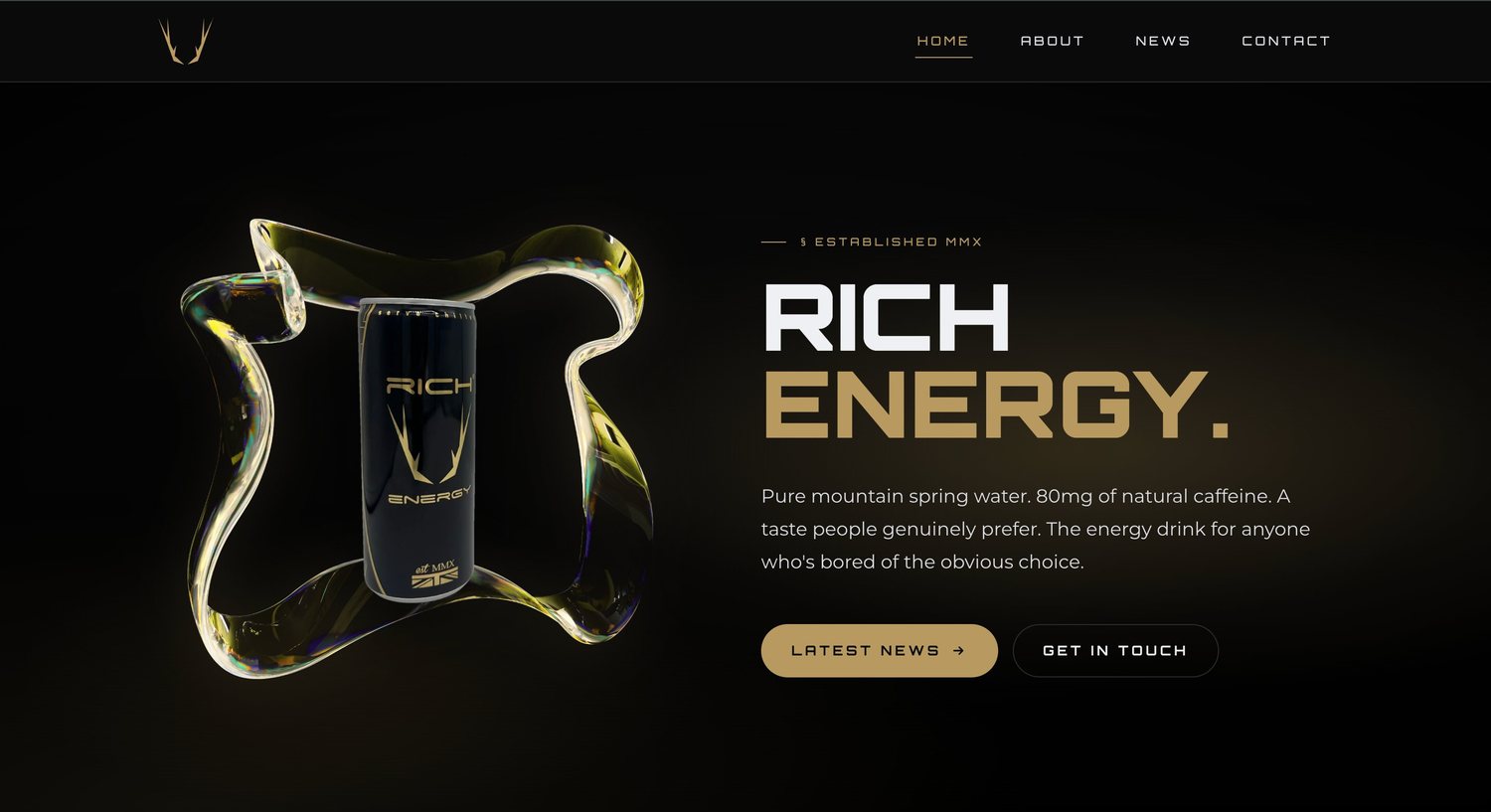 The Rich Energy website